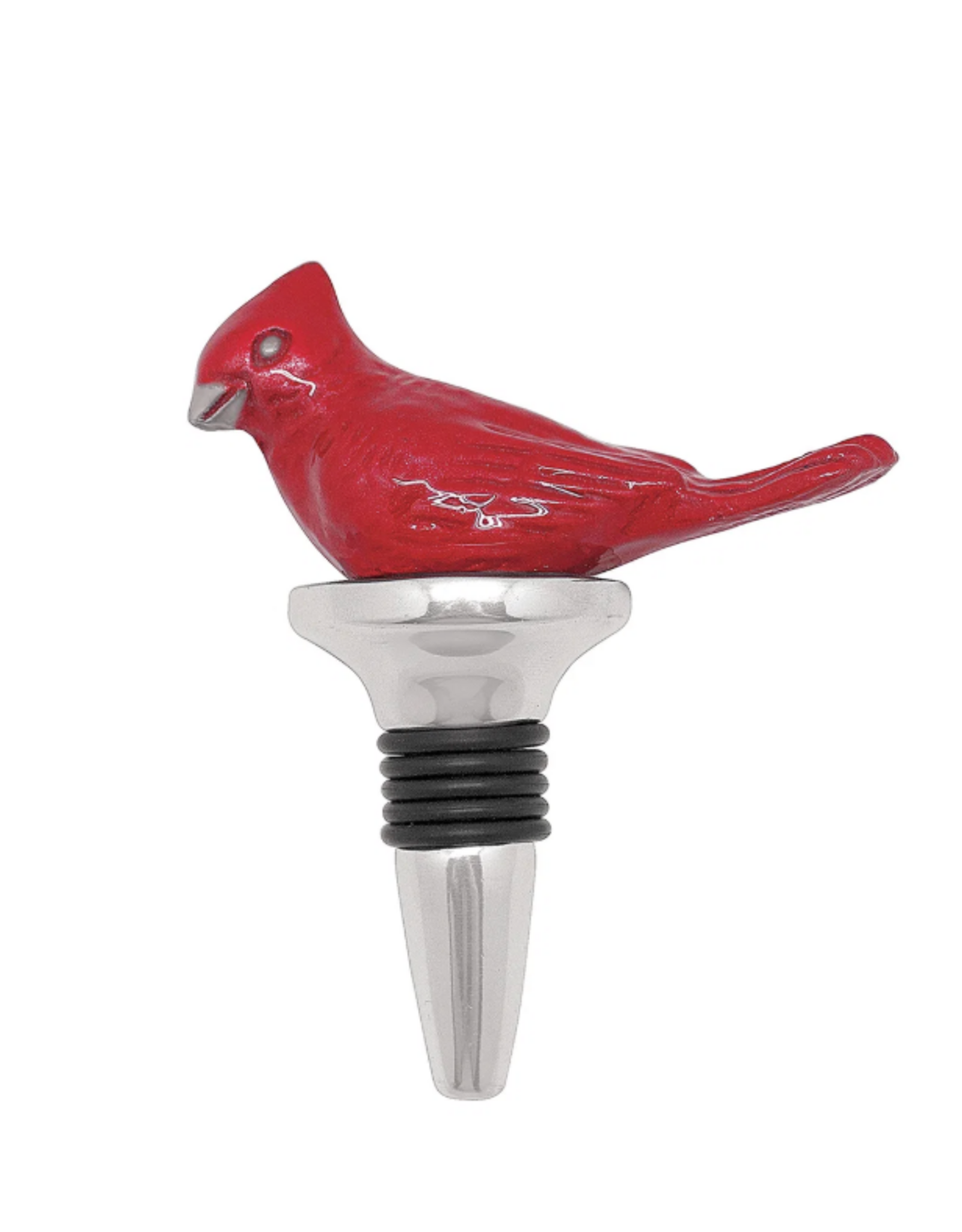 Mariposa Red Cardinal Bottle Stopper