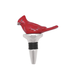 Mariposa Red Cardinal Bottle Stopper