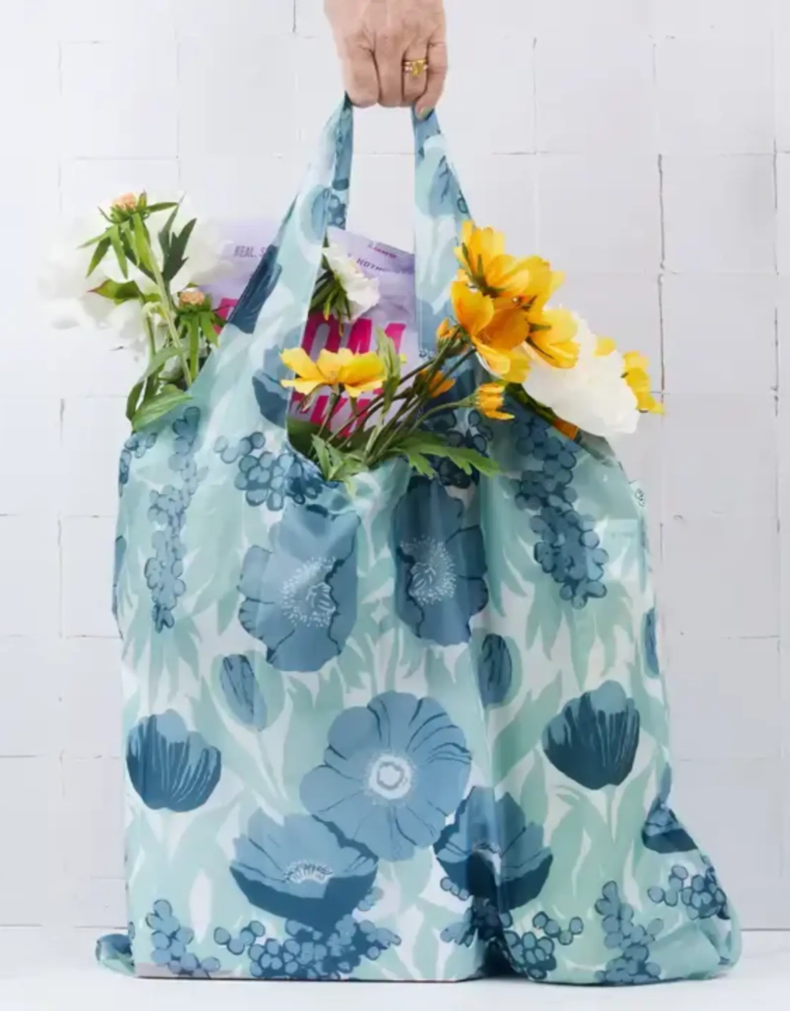 Rockflowerpaper Blu Bag Icelandic Poppies Blue