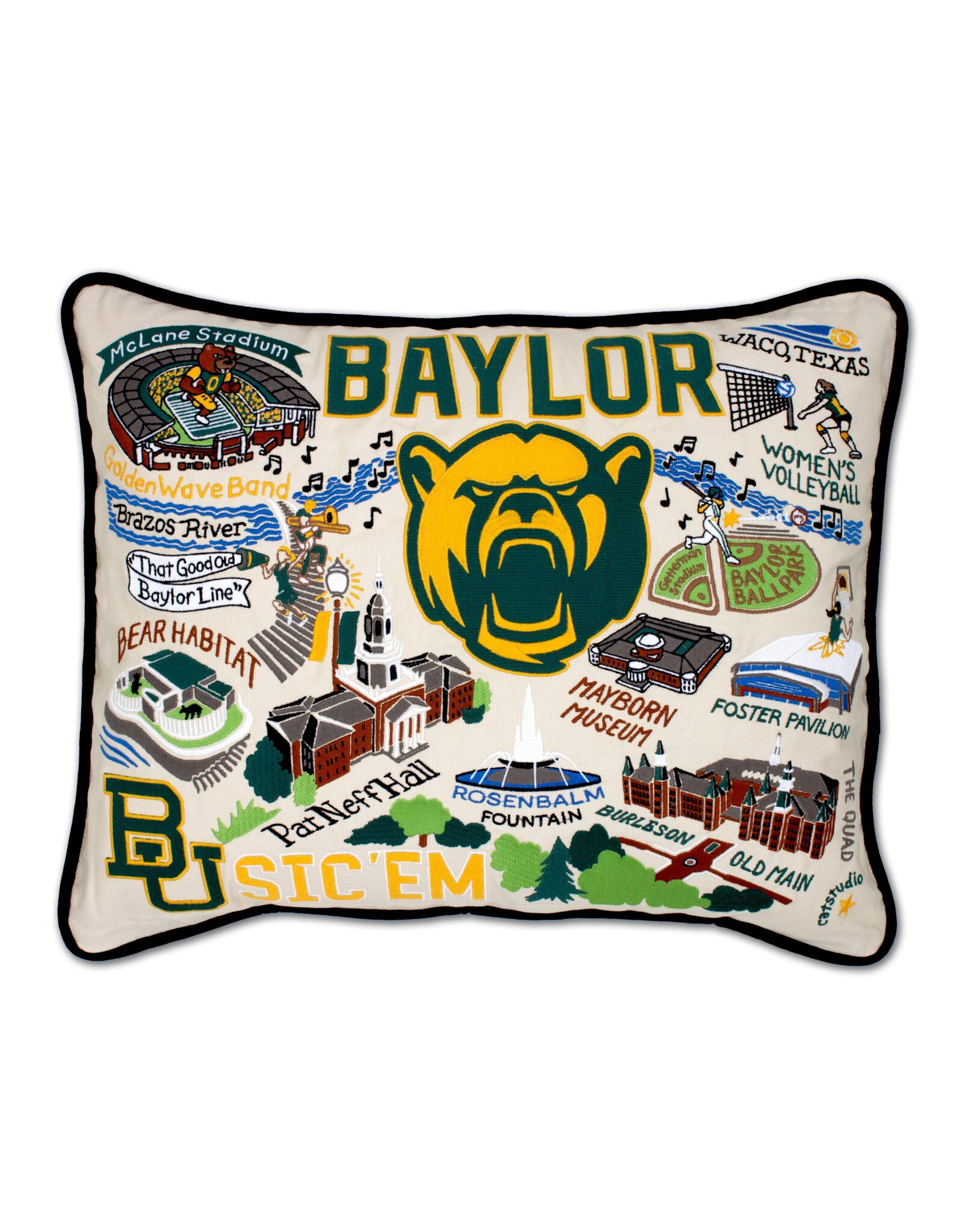Catstudio Baylor University Pillow