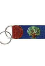 Smather's & Branson Lake Forest Oak Tree Needlepoint Key Fob