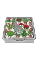 Mariposa Topiary Christmas Tree Napkin Box