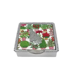Mariposa Topiary Christmas Tree Napkin Box