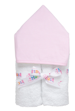 Three Marthas Everykid Towel Pink Small Check