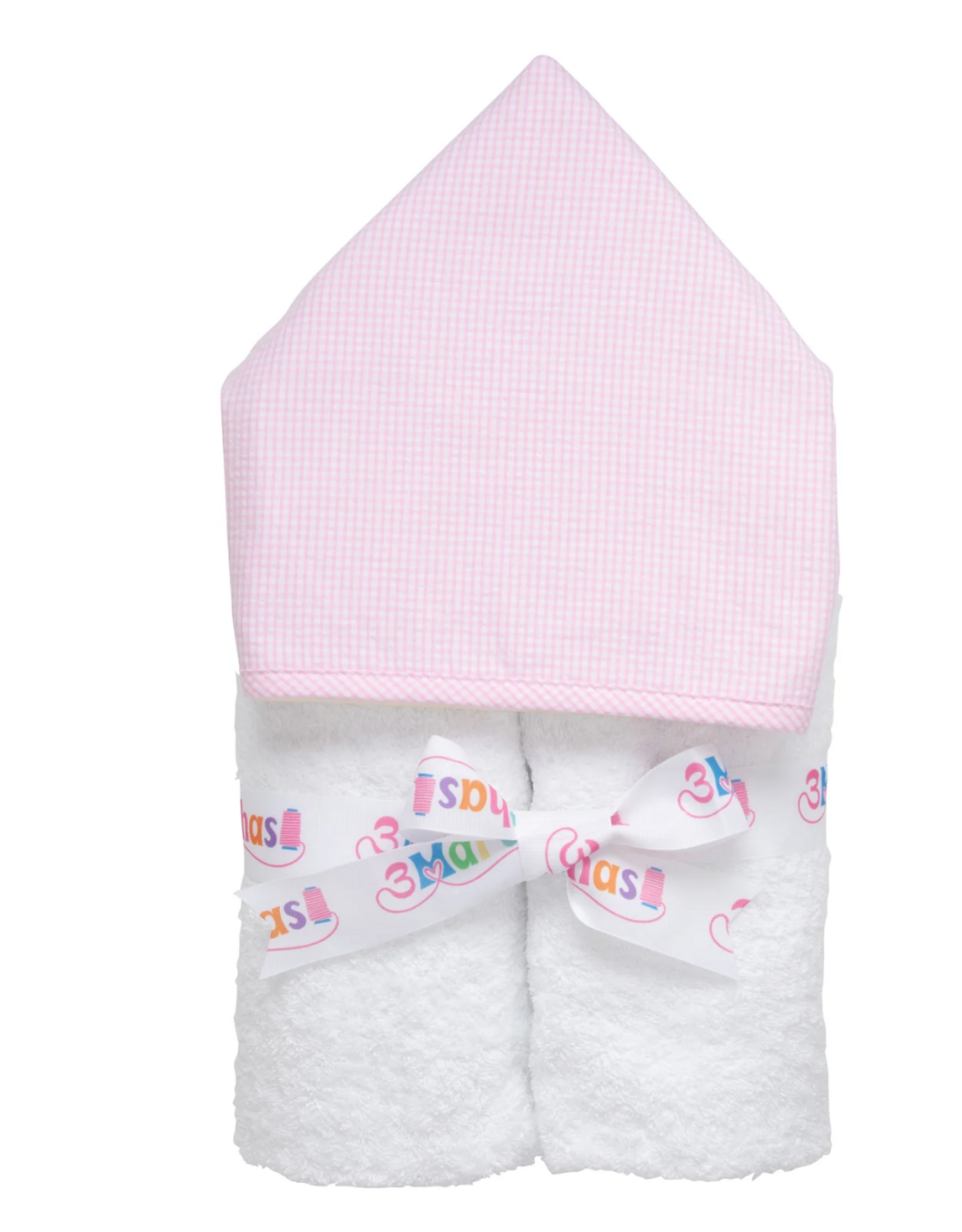 Three Marthas Everykid Towel Pink Small Check