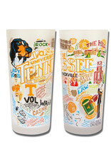Catstudio University of Tennessee Collegiate Drinking Glasses - Set of 2