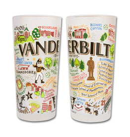 Catstudio Vanderbilt University Collegiate Drinking Glasses - Set of 2