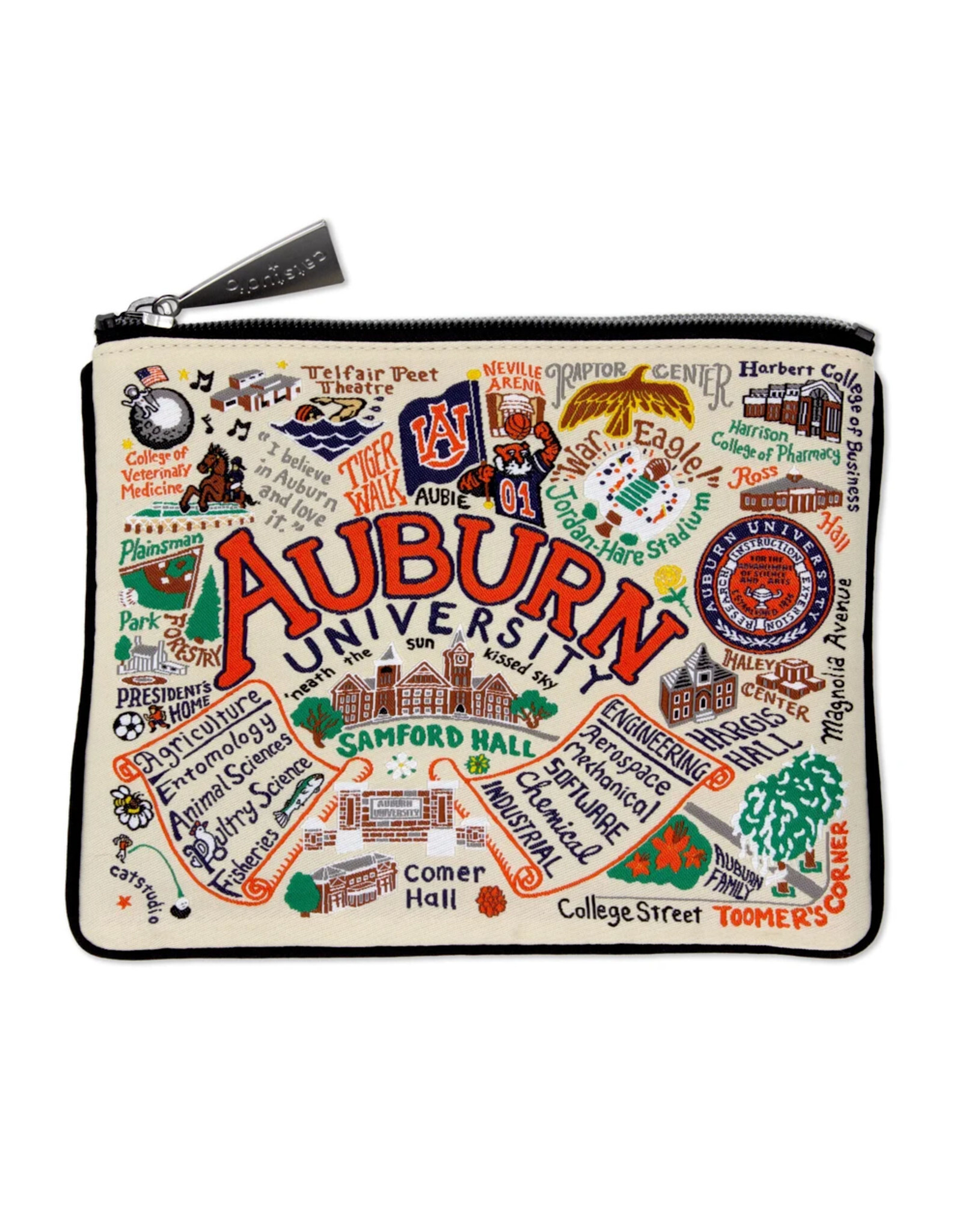 Catstudio Auburn University Collegiate Zip Pouch