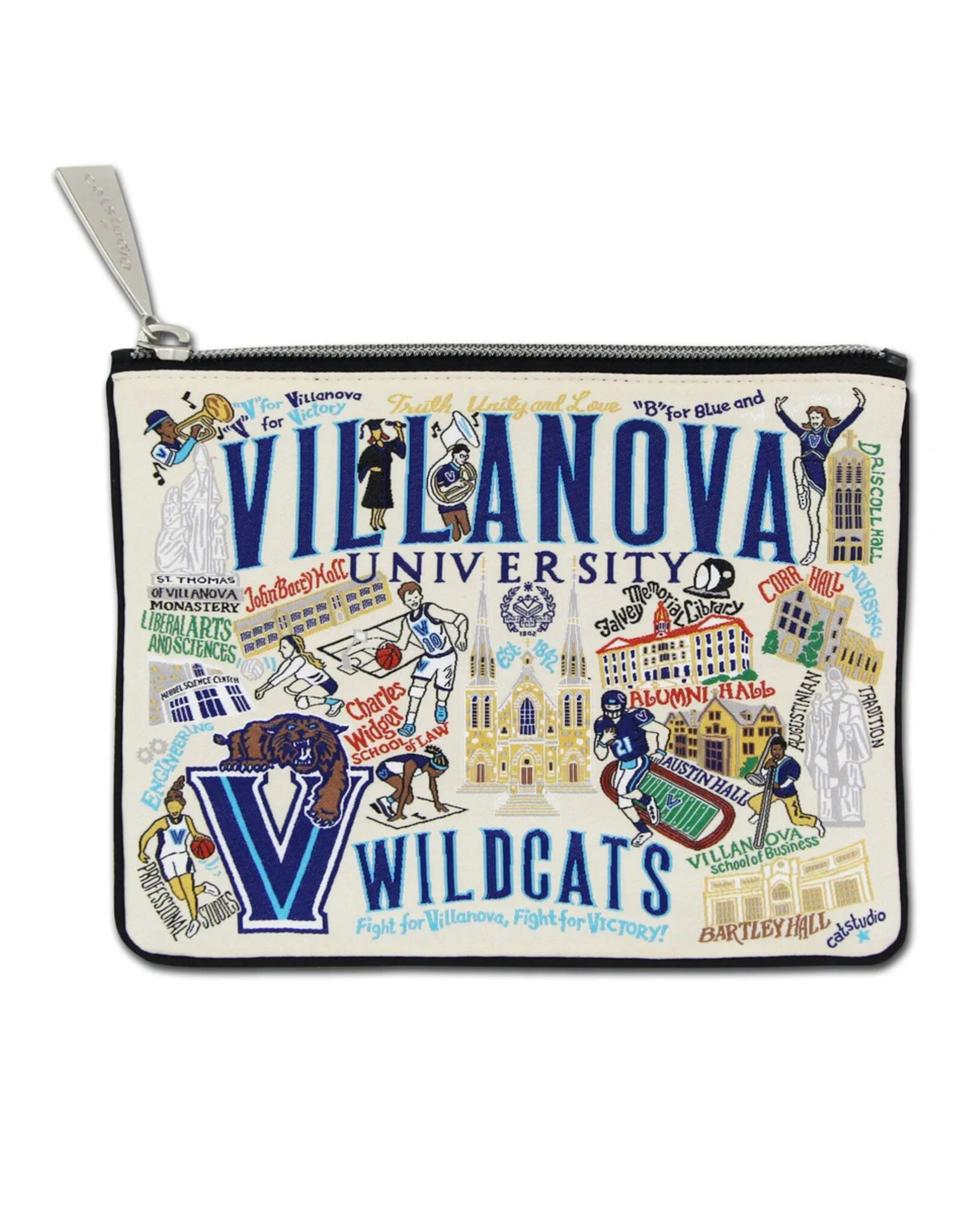 Catstudio Villanova University Collegiate Zip Pouch