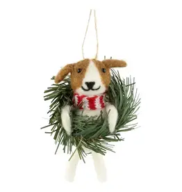 Felt Dog Ornament