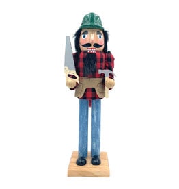 Santa's Workshop 14" Handyman Carpenter Nutcracker