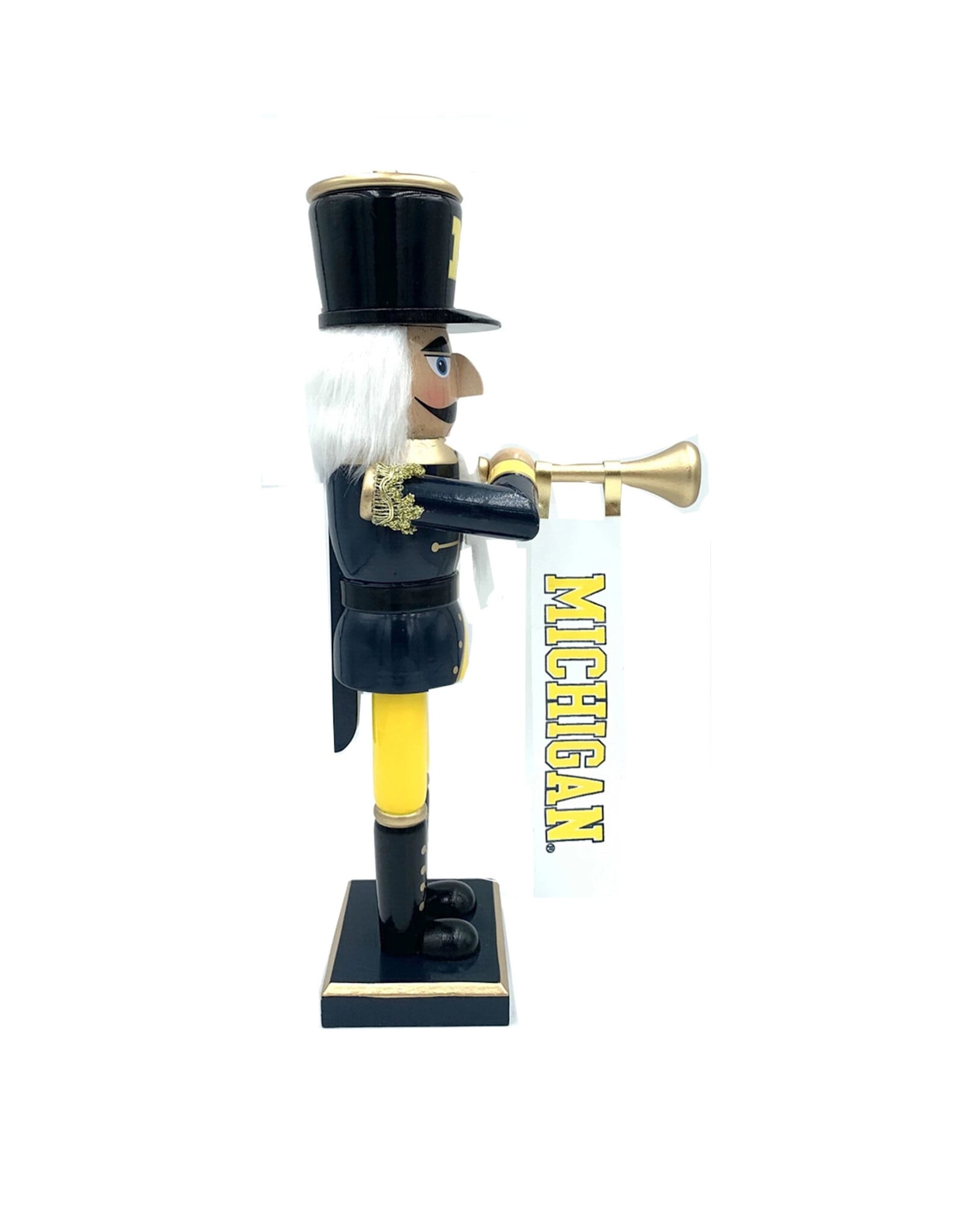 Santa's Workshop 14" Michigan Bugler Nutcracker