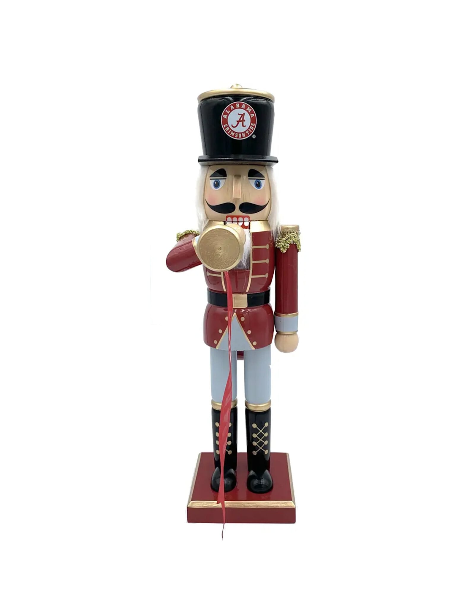 Santa's Workshop 14" Alabama Crimson Tide Bugler Nutcracker