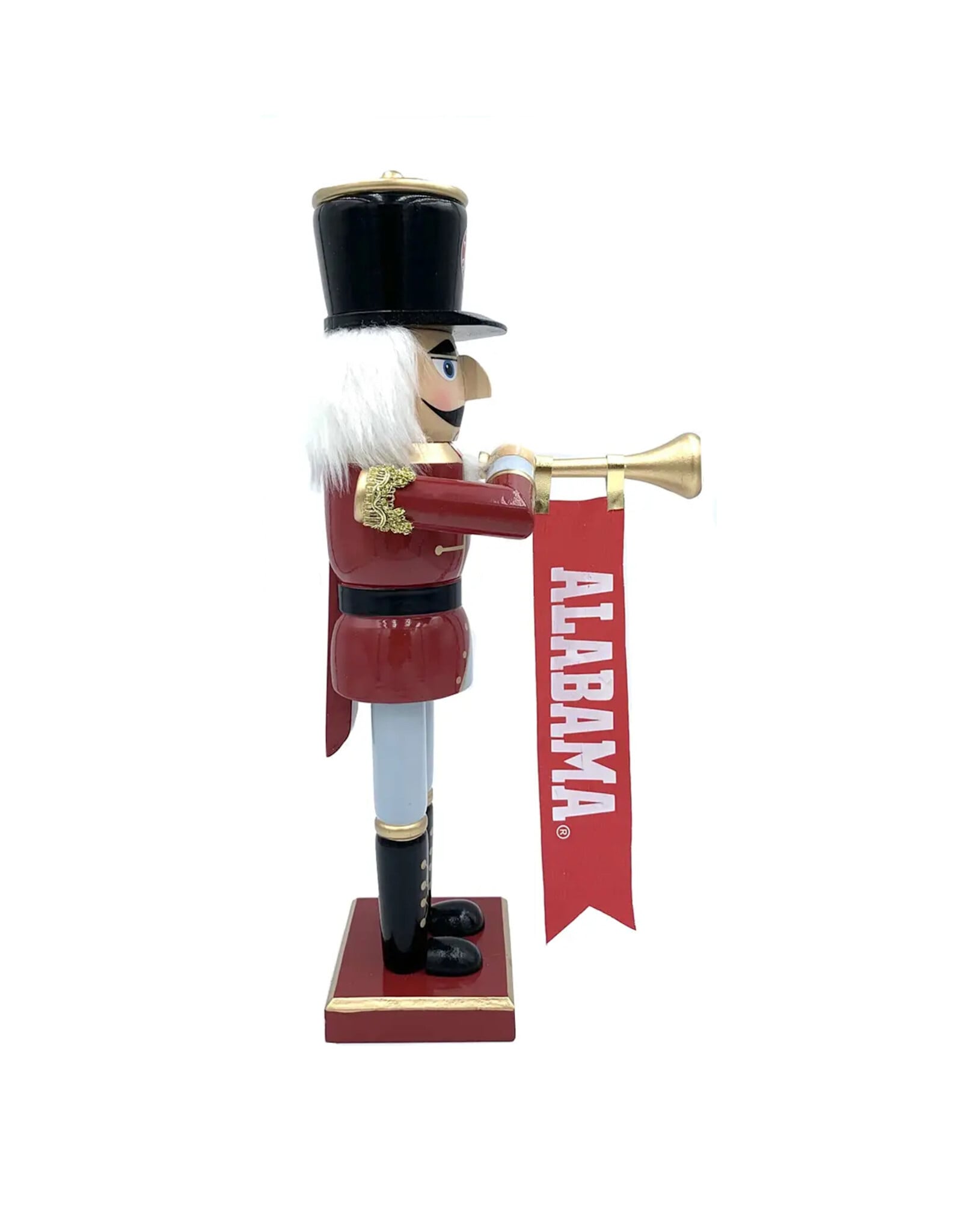 Santa's Workshop 14" Alabama Crimson Tide Bugler Nutcracker