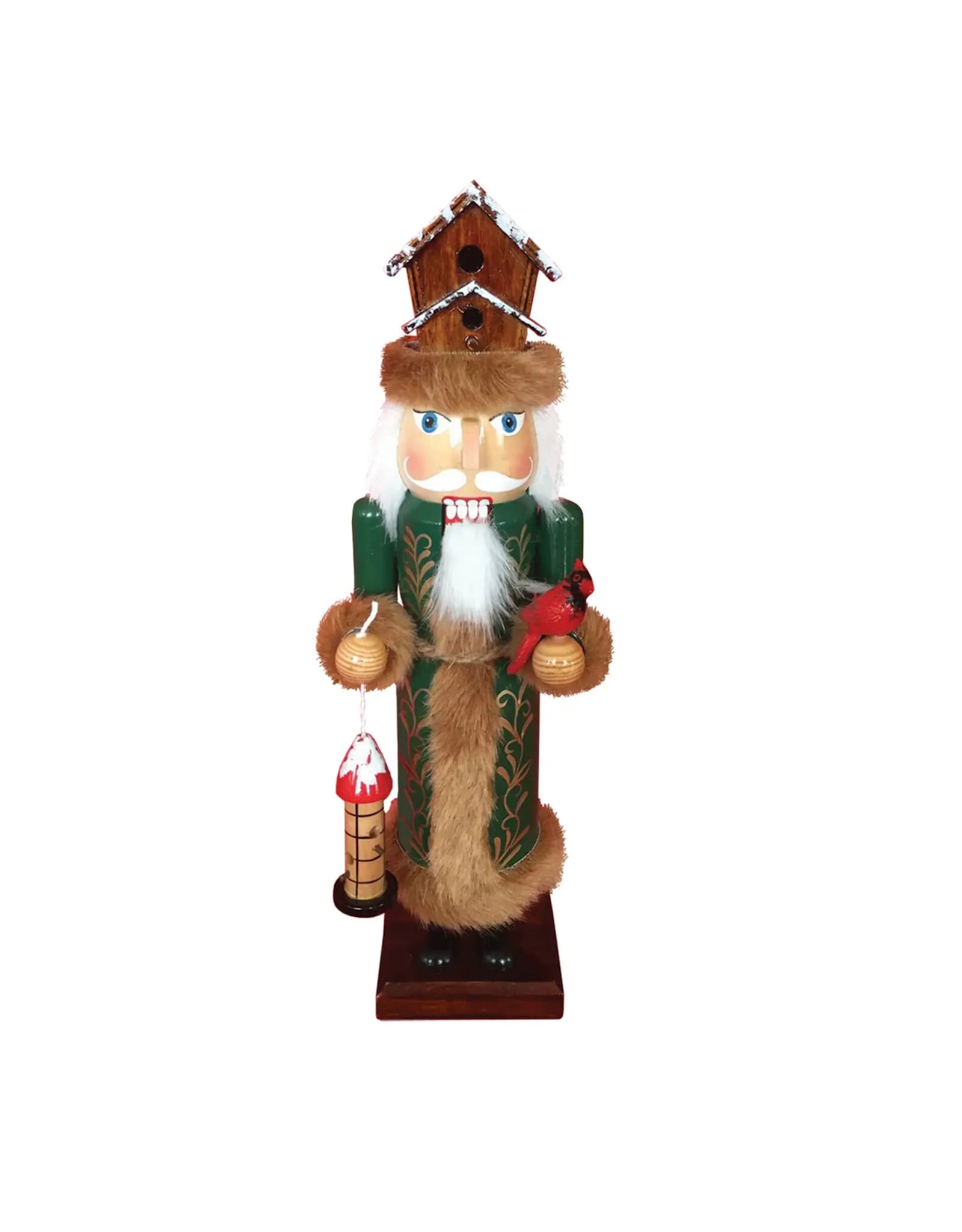Santa's Workshop 14" Birdhouse Nutcracker