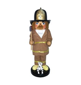 Santa's Workshop 14" Fireman and Dalmatian Nutcracker