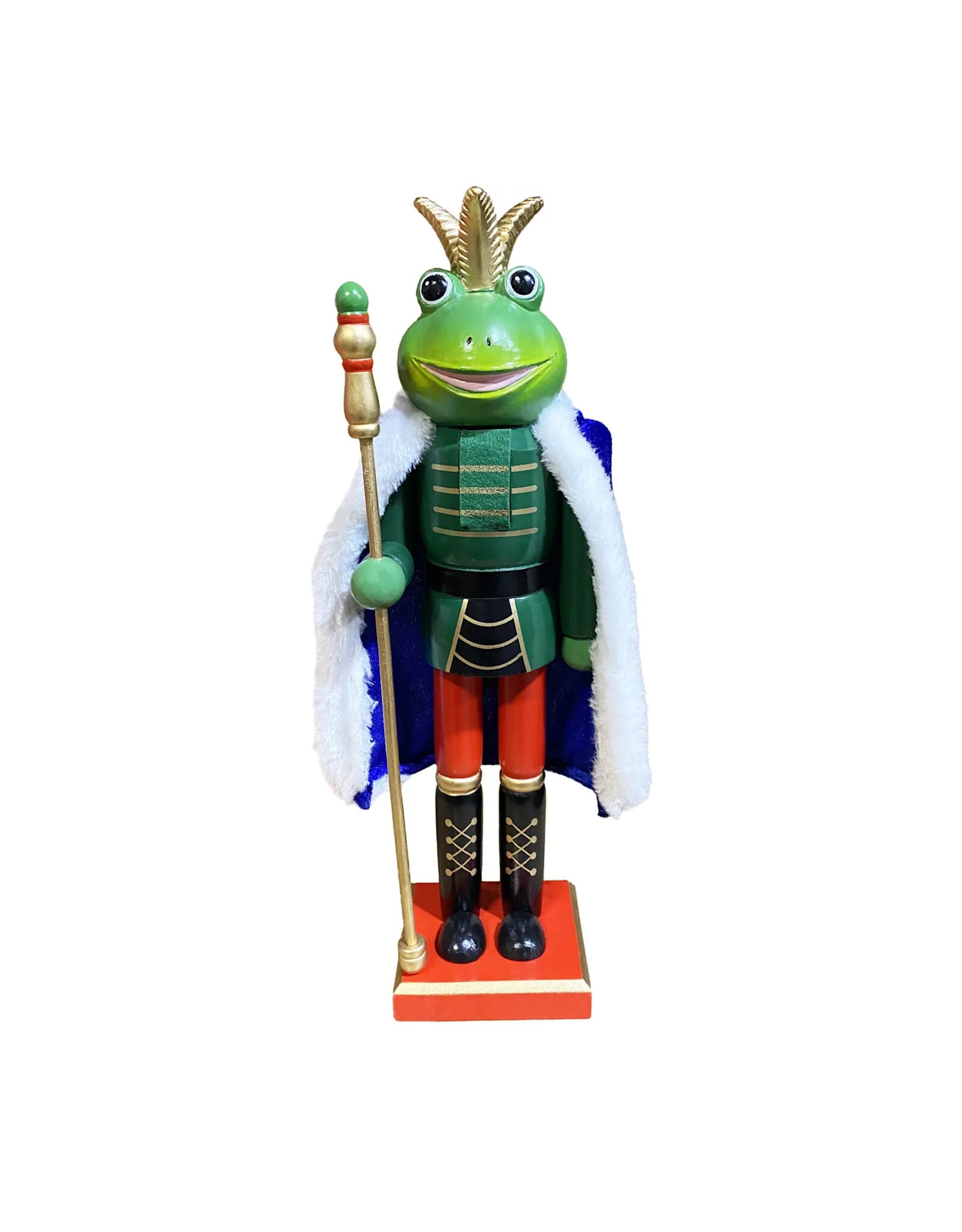 Santa's Workshop 14" Frog King Nutcracker