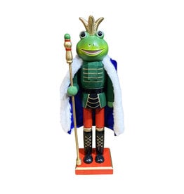 Santa's Workshop 14" Frog King Nutcracker
