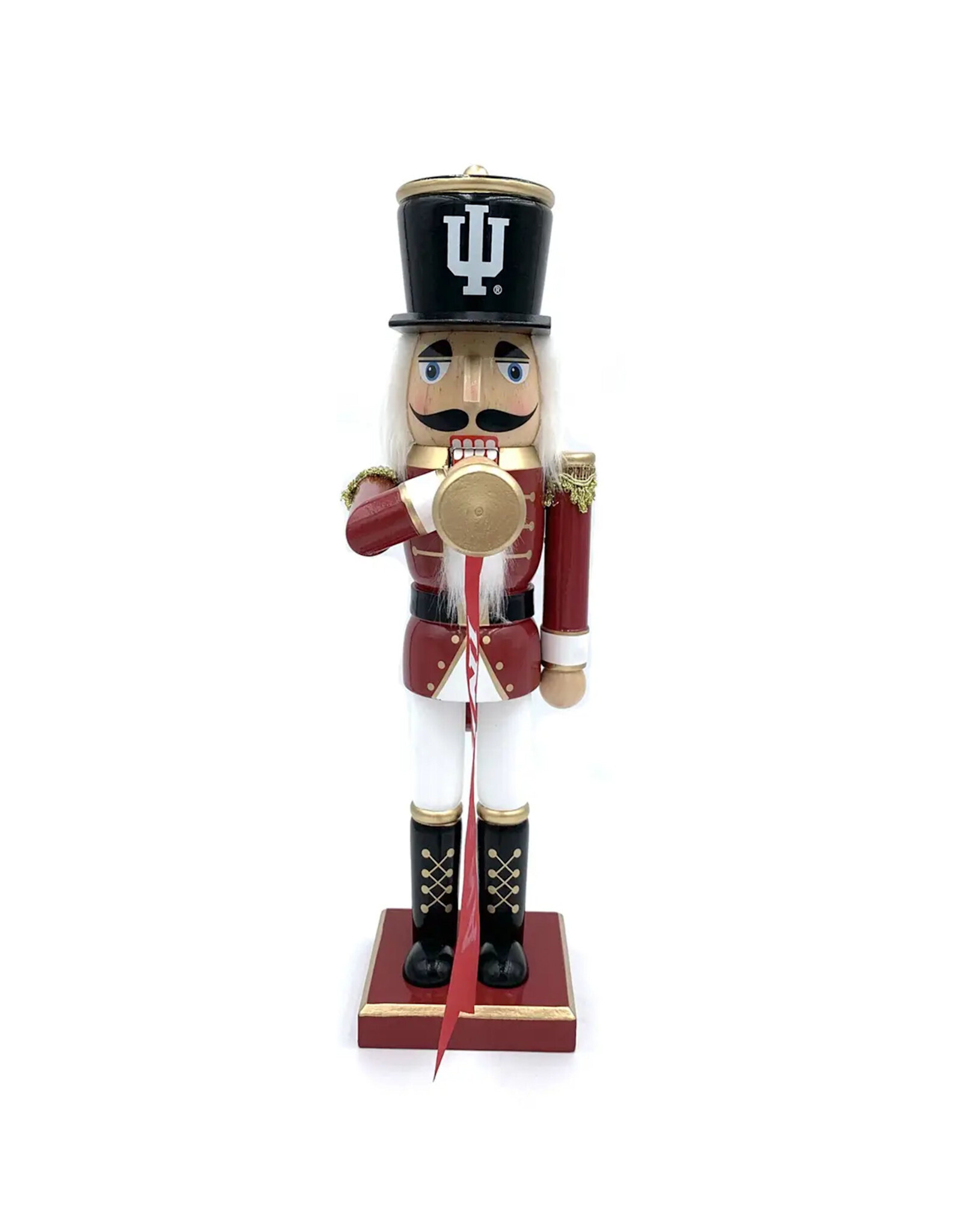 Santa's Workshop 14" Indiana Hoosiers Bugler Nutcracker