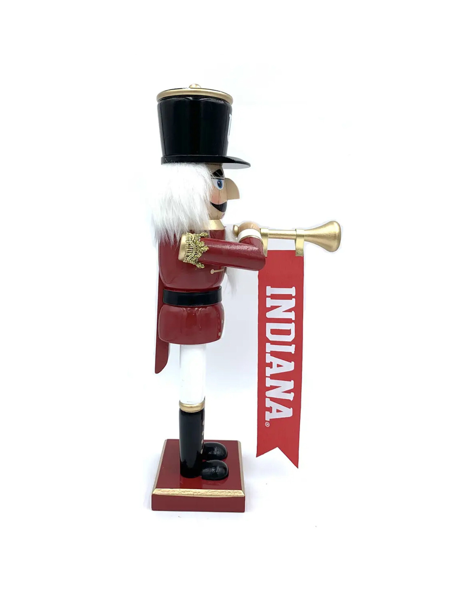 Santa's Workshop 14" Indiana Hoosiers Bugler Nutcracker
