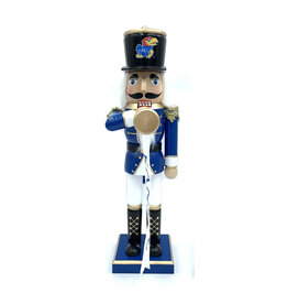 Santa's Workshop 14" Kansas Jayhawks Bugler Nutcracker