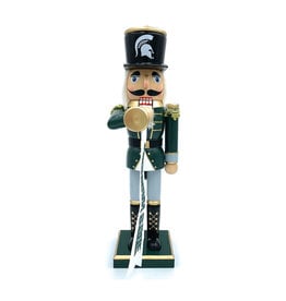 Santa's Workshop 14" Michigan State Spartans Bugler Nutcracker