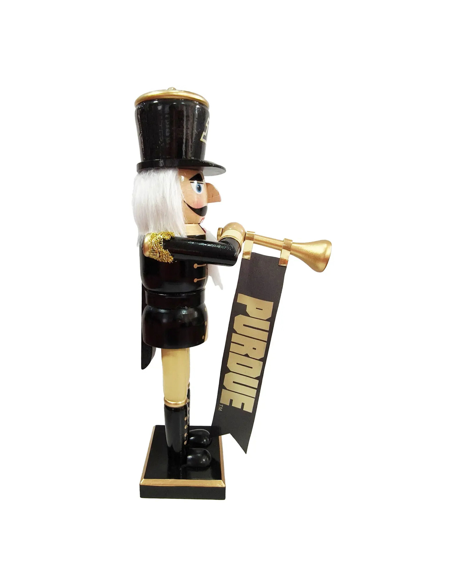 Santa's Workshop 14" Purdue Boilermakers Bugler Nutcracker