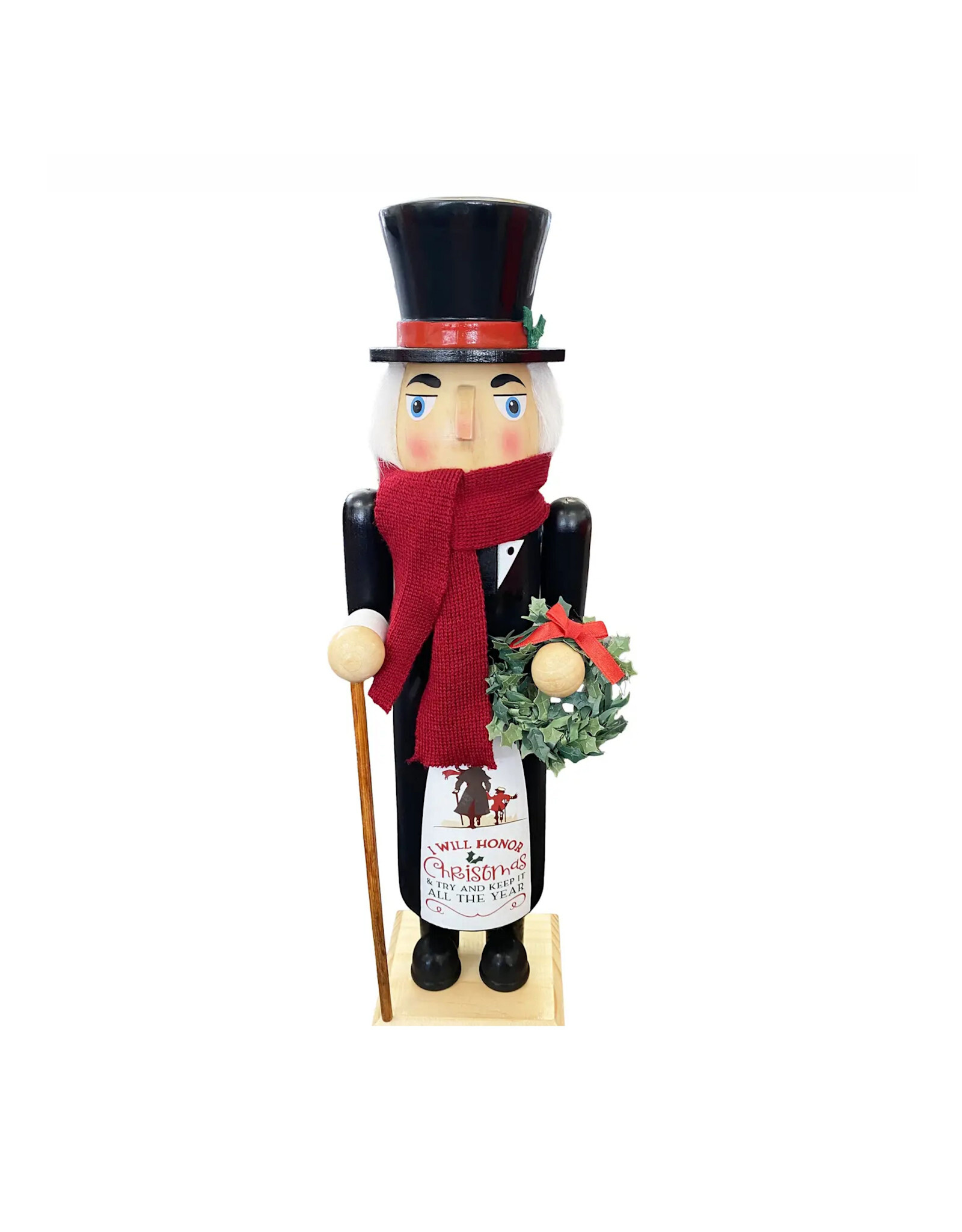Santa's Workshop 14" Scrooge Dickens Nutcracker