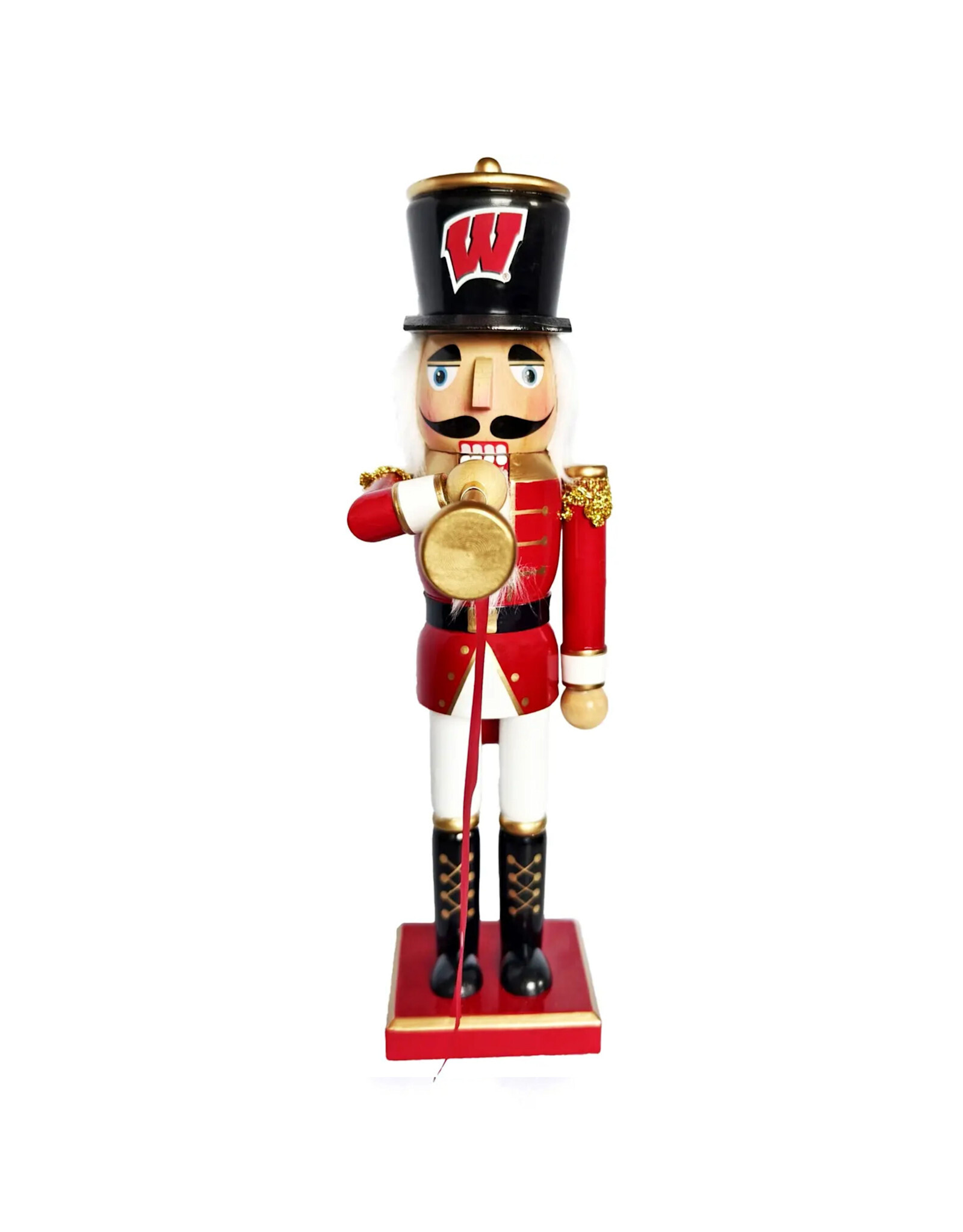 Santa's Workshop 14" Wisconsin Badgers Bugler Nutcracker