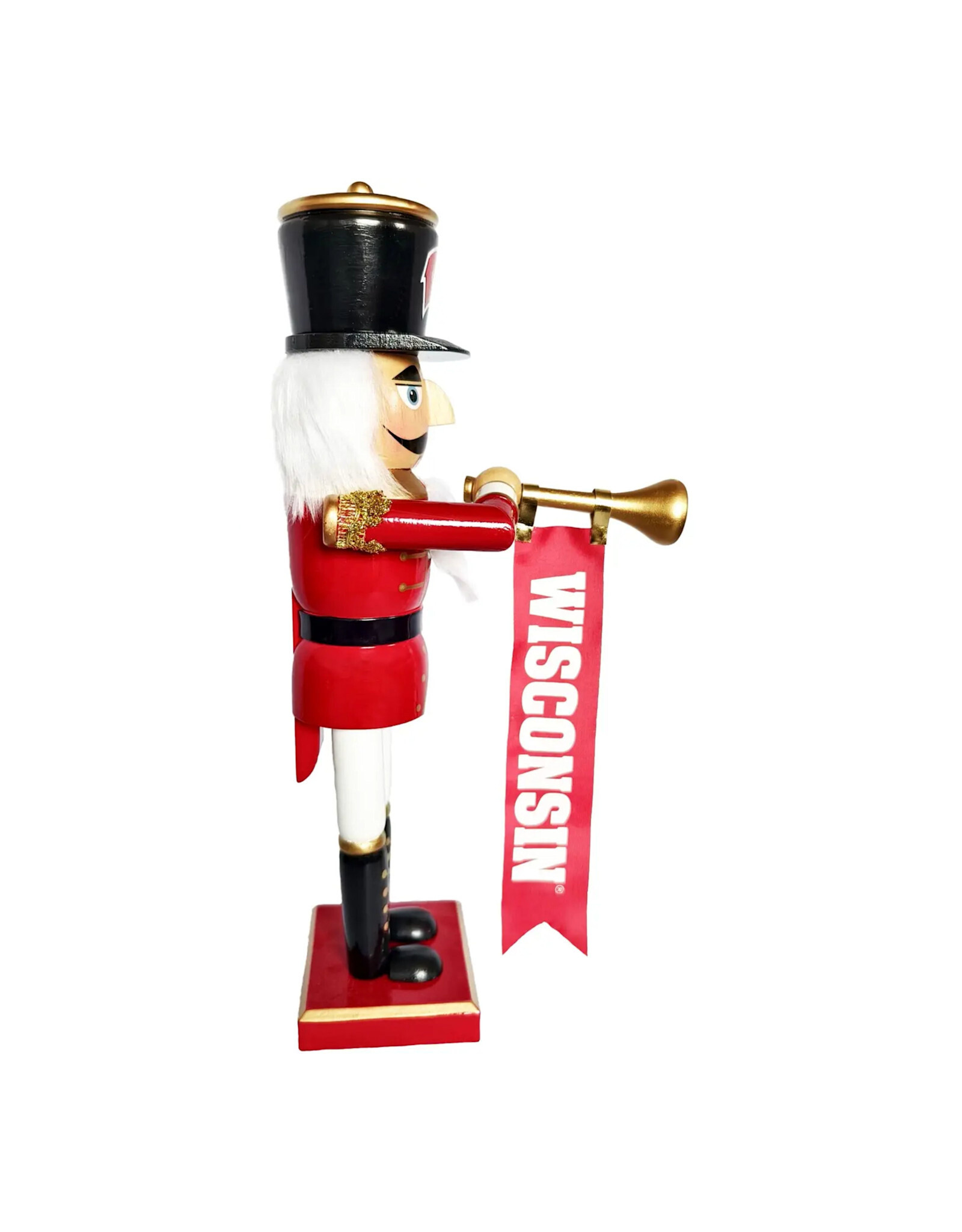 Santa's Workshop 14" Wisconsin Badgers Bugler Nutcracker