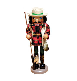 Santa's Workshop 14.5" Bass Fisherman Nutcracker