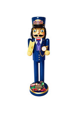 Santa's Workshop 14" North Pole Conductor Nutcracker