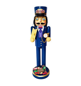 Santa's Workshop 14" North Pole Conductor Nutcracker