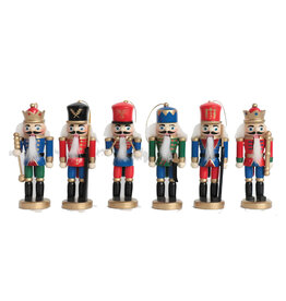 Santa's Workshop 5" King & Guard Nutcrackers, Set of 6