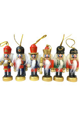 Santa's Workshop 3.25" Nutcracker Ornaments, Set of 6
