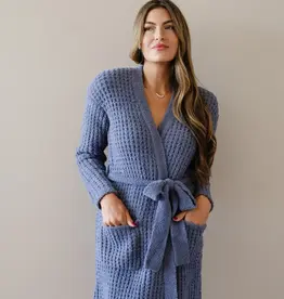 Saranoni Waffle Knit Robe Oxford
