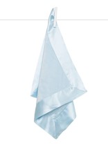 Little Giraffe Velvet Satin Blanky Blue xx