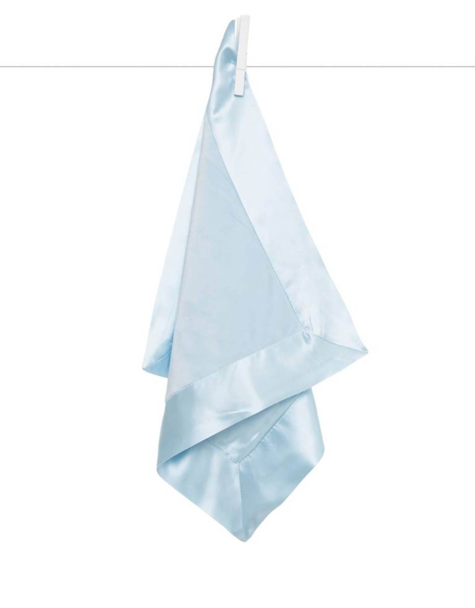 Little Giraffe Velvet Satin Blanky Blue xx