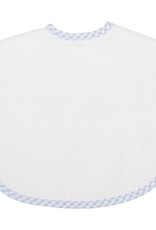 Three Marthas Bib Toddler Blue Stripe Seersucker xx