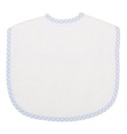 Three Marthas Bib Toddler Blue Stripe Seersucker