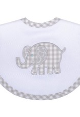 Three Marthas Medium Bib Grey Elephant