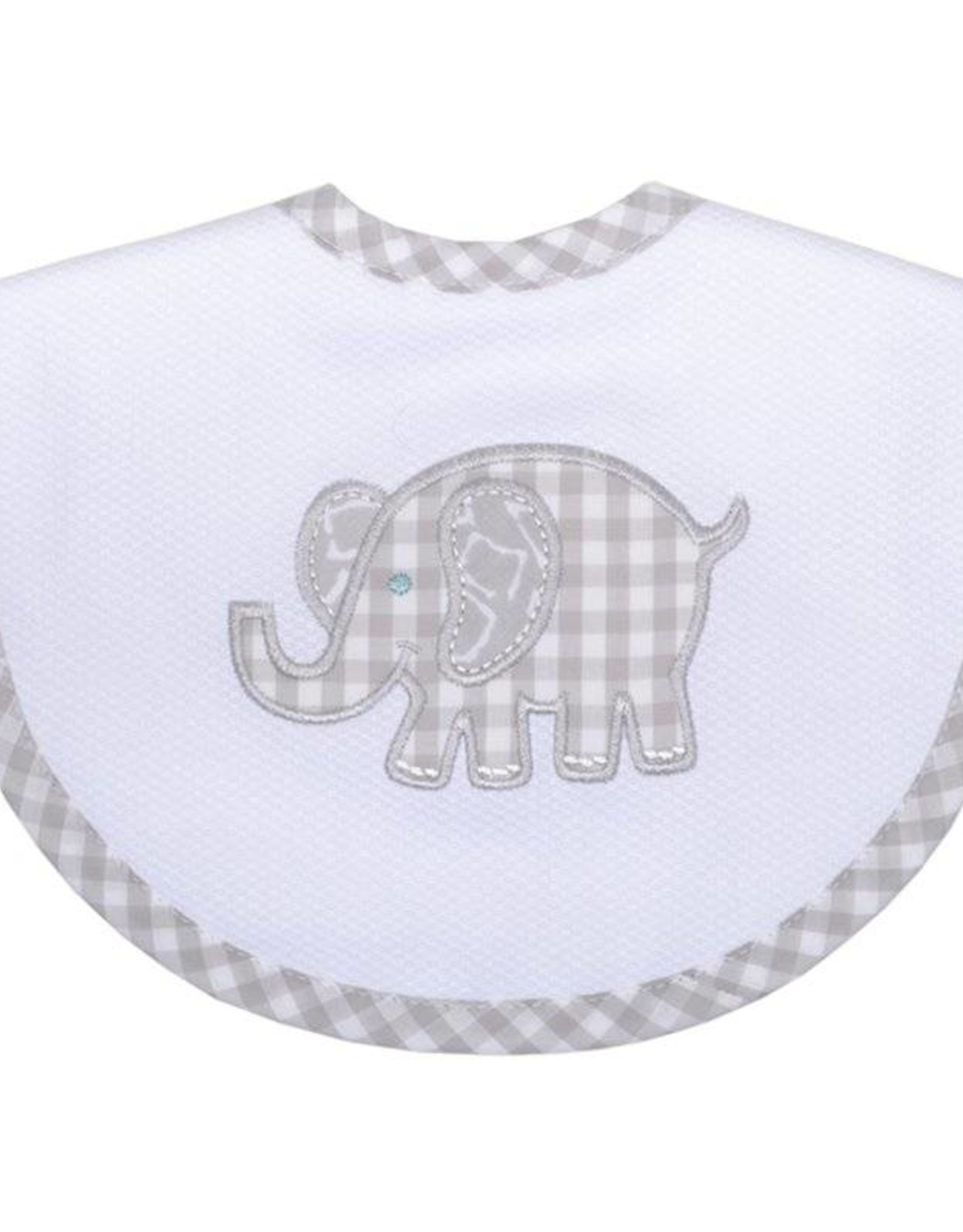 Three Marthas Basic Bib Grey Elephant