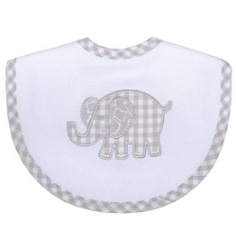 Three Marthas Basic Bib Grey Elephant