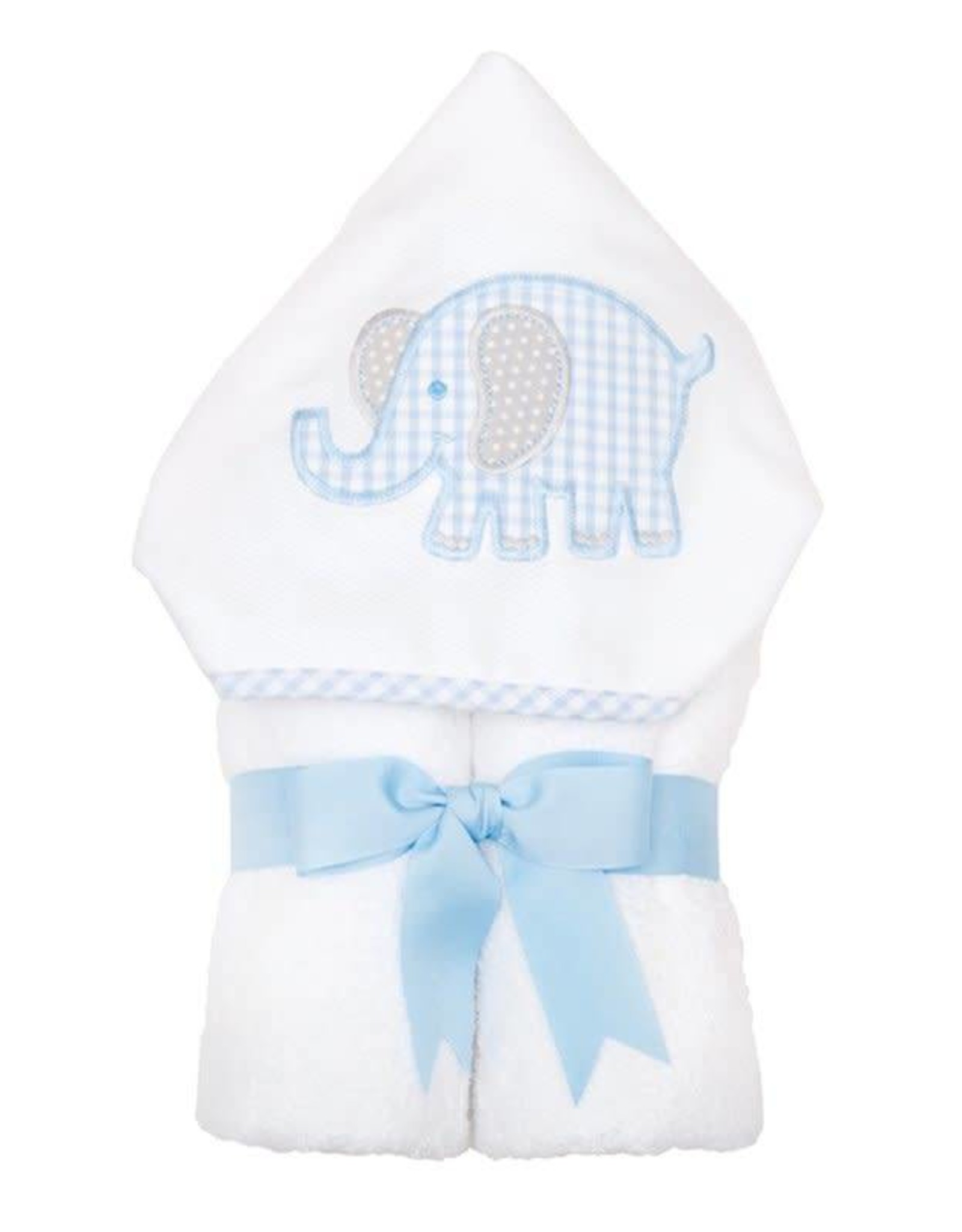 Three Marthas Everykid Towel Blue Elephant