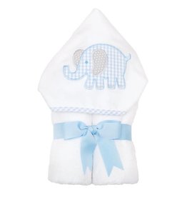 Three Marthas Everykid Towel Blue Elephant