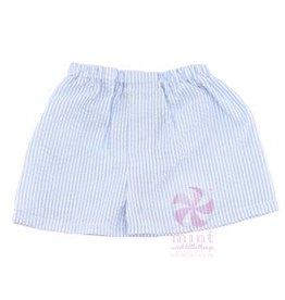 Mint Baby Blue Seersucker Boxers