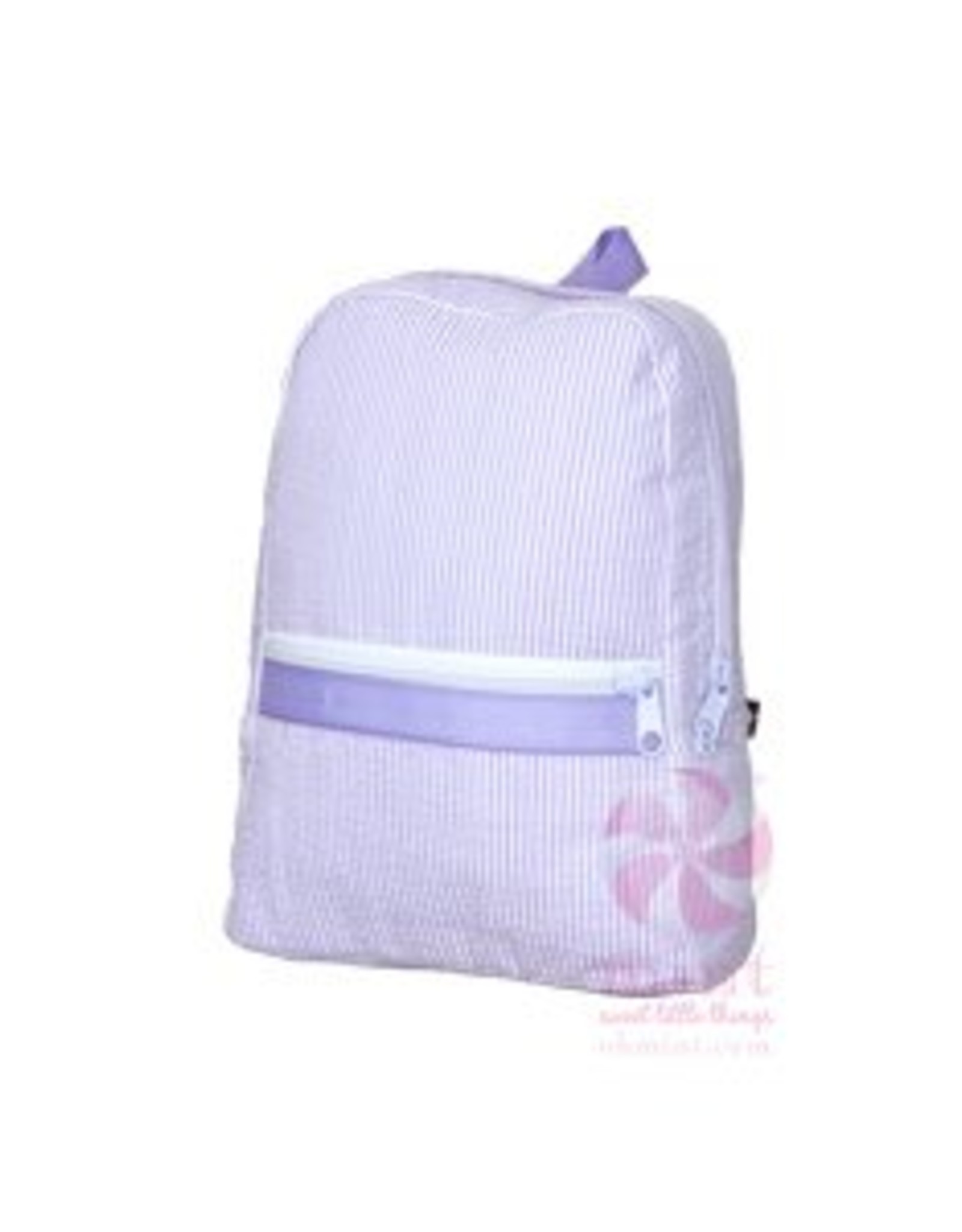 mint seersucker backpack