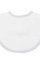Three Marthas Basic Bib Lilac Stripe