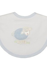 Three Marthas Basic Bib Blue Lamb xx