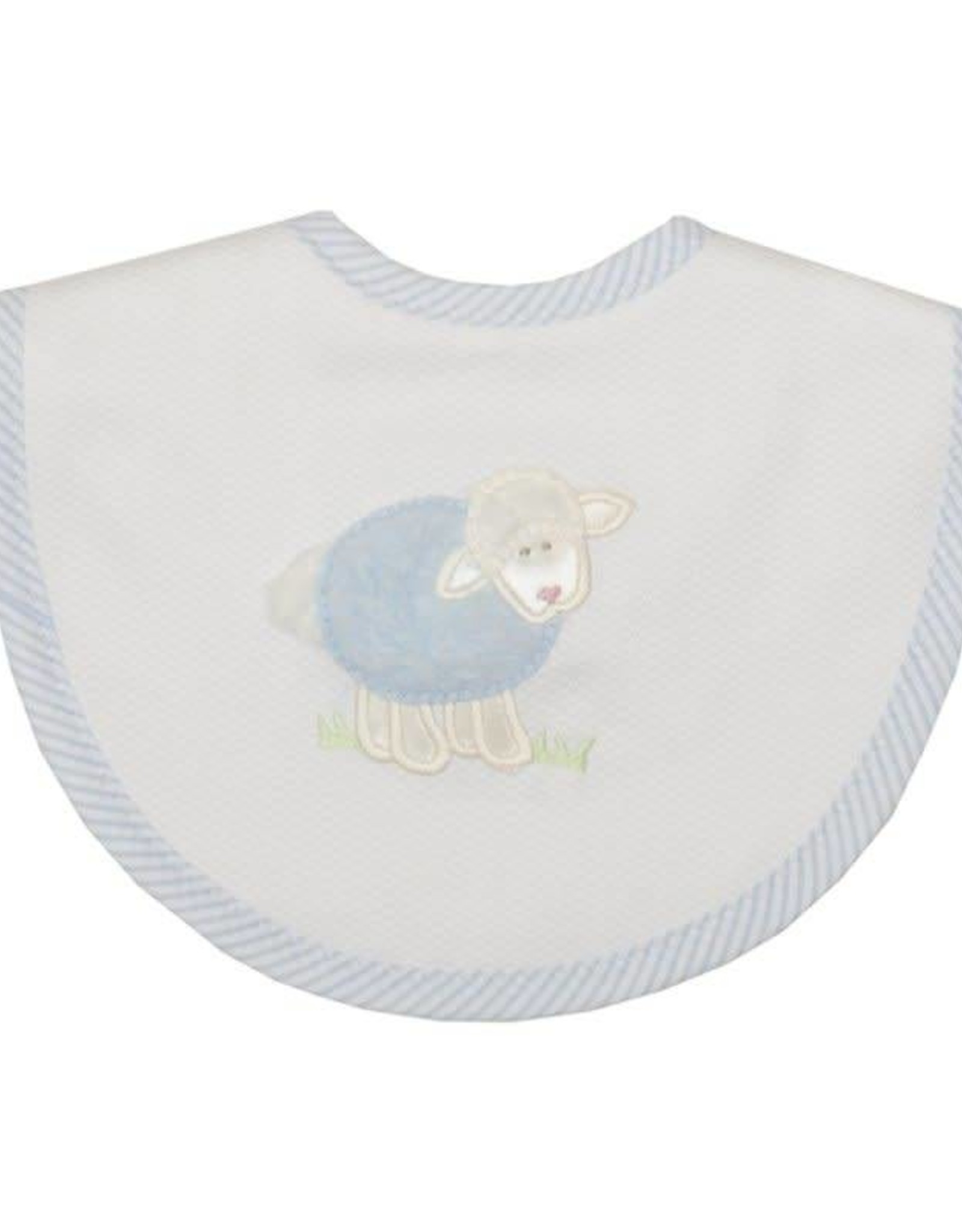 Three Marthas Basic Bib Blue Lamb xx